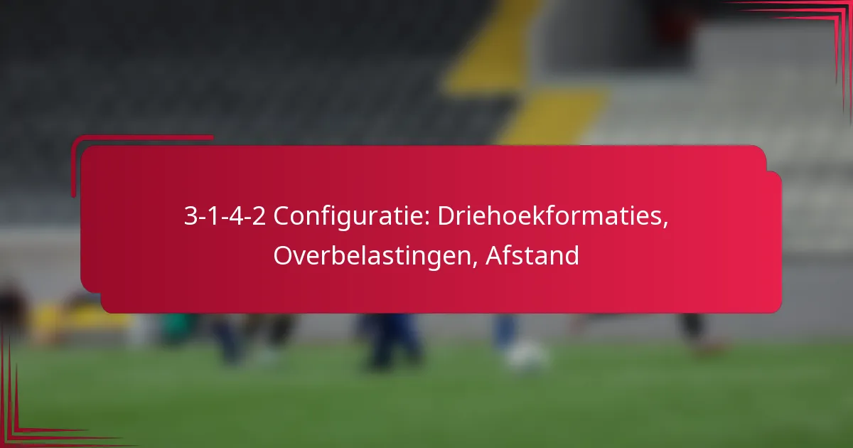 Read more about the article 3-1-4-2 Configuratie: Driehoekformaties, Overbelastingen, Afstand