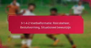 Read more about the article 3-1-4-2 Voetbalformatie: Risicobeheer, Besluitvorming, Situationeel bewustzijn