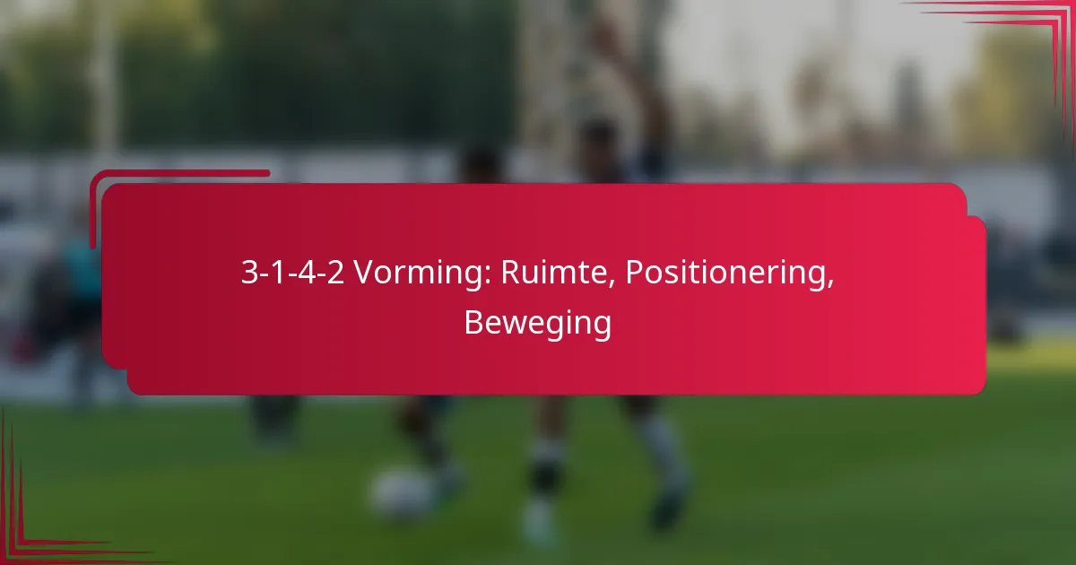 Read more about the article 3-1-4-2 Vorming: Ruimte, Positionering, Beweging