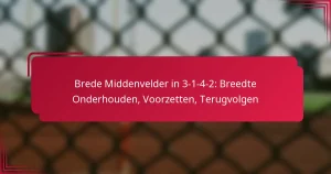 Read more about the article Brede Middenvelder in 3-1-4-2: Breedte Onderhouden, Voorzetten, Terugvolgen