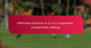Read more about the article Defensieve structuur in 3-1-4-2: Organisatie, Compactheid, Dekking