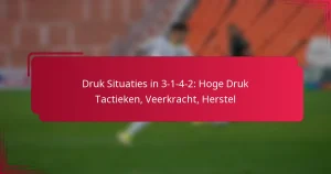 Read more about the article Druk Situaties in 3-1-4-2: Hoge Druk Tactieken, Veerkracht, Herstel