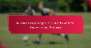 Read more about the article In-Game Aanpassingen in 3-1-4-2: Flexibiliteit, Responsiviteit, Strategie