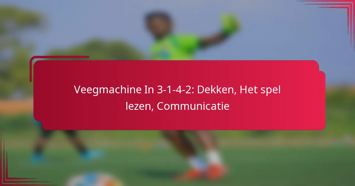 Veegmachine In 3-1-4-2: Dekken, Het spel lezen, Communicatie