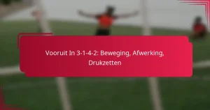 Read more about the article Vooruit In 3-1-4-2: Beweging, Afwerking, Drukzetten